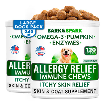 Allergy Relief Dog Chews - Pack of 2 | Bark&Spark
