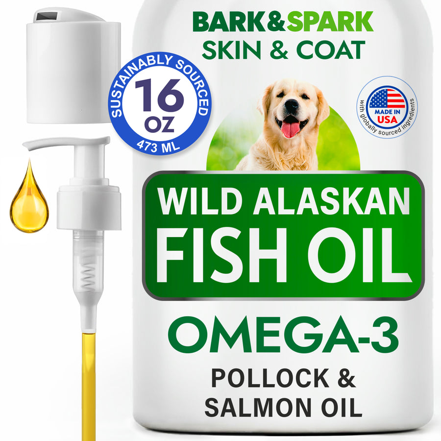 Bark&Spark™ Fish Oil for Dogs & Cats (16 Fl Oz)