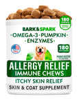 Allergy Relief Dog 180 Chews - BarknSpark
