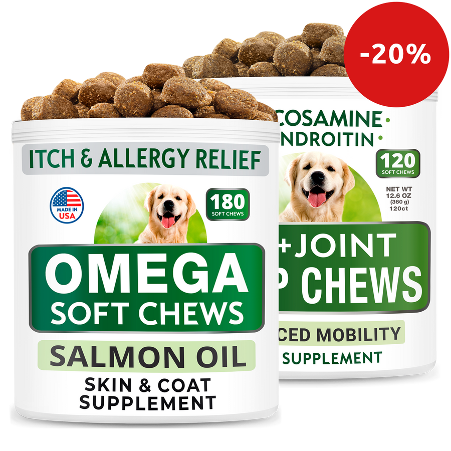 Omega + Hip & Joint Hemp Chews - BarknSpark