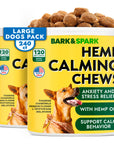 Calming Hemp Treats - Pack of 2 - Bark&Spark